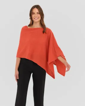 100% Cashmere Dress Topper Poncho