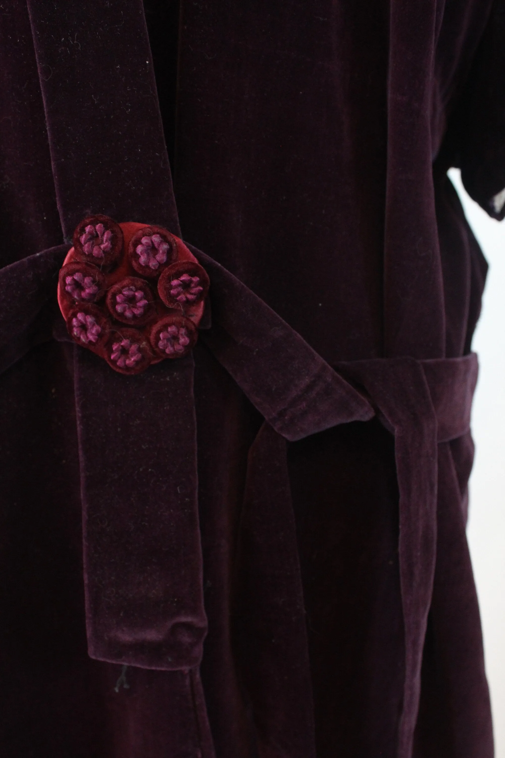 1920s PURPLE velvet kimono COAT robe all sizes | new winter