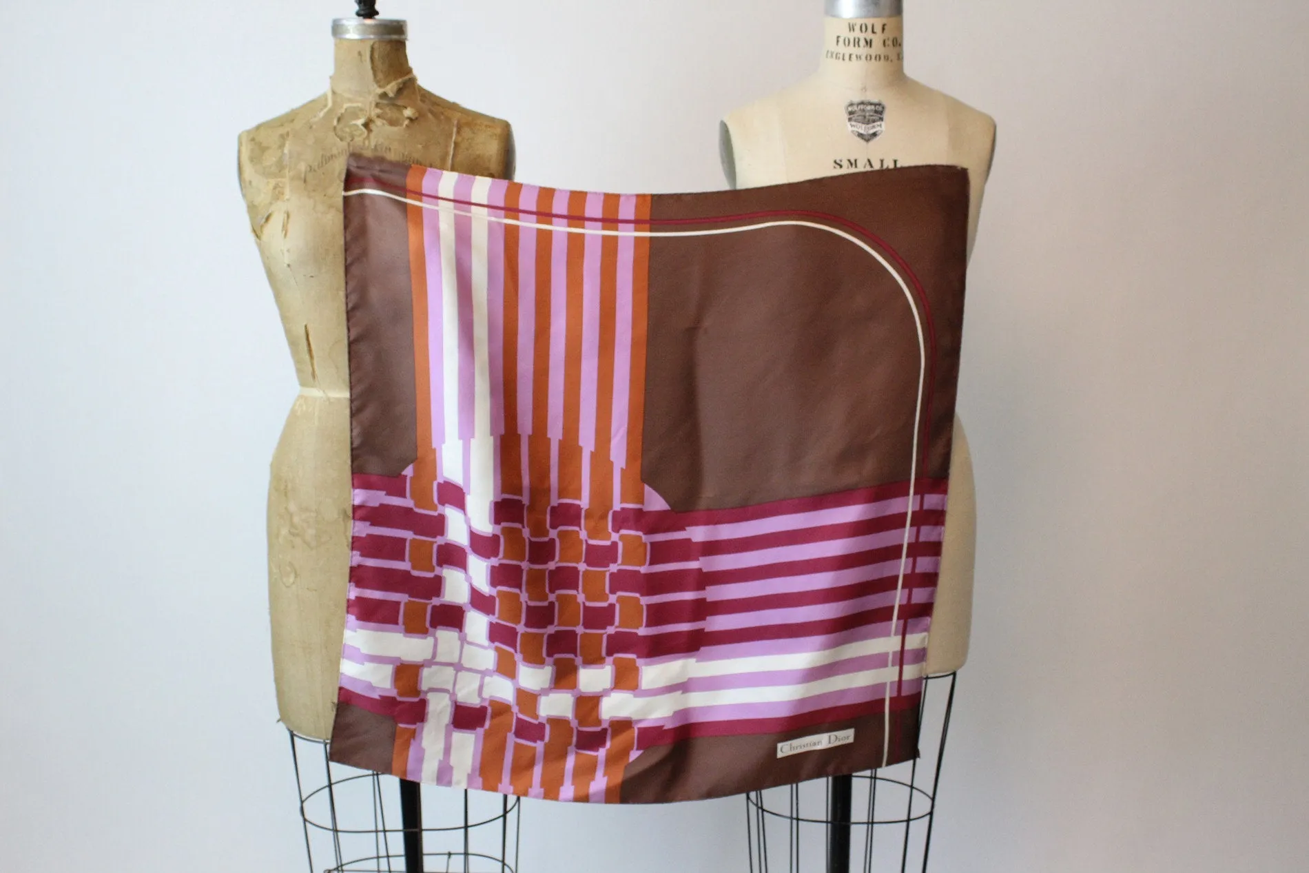 1970s Christian Dior silk scarf | new fall