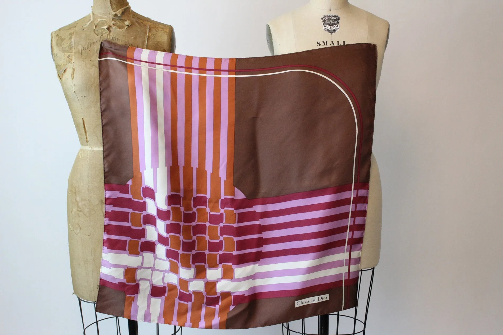 1970s Christian Dior silk scarf | new fall