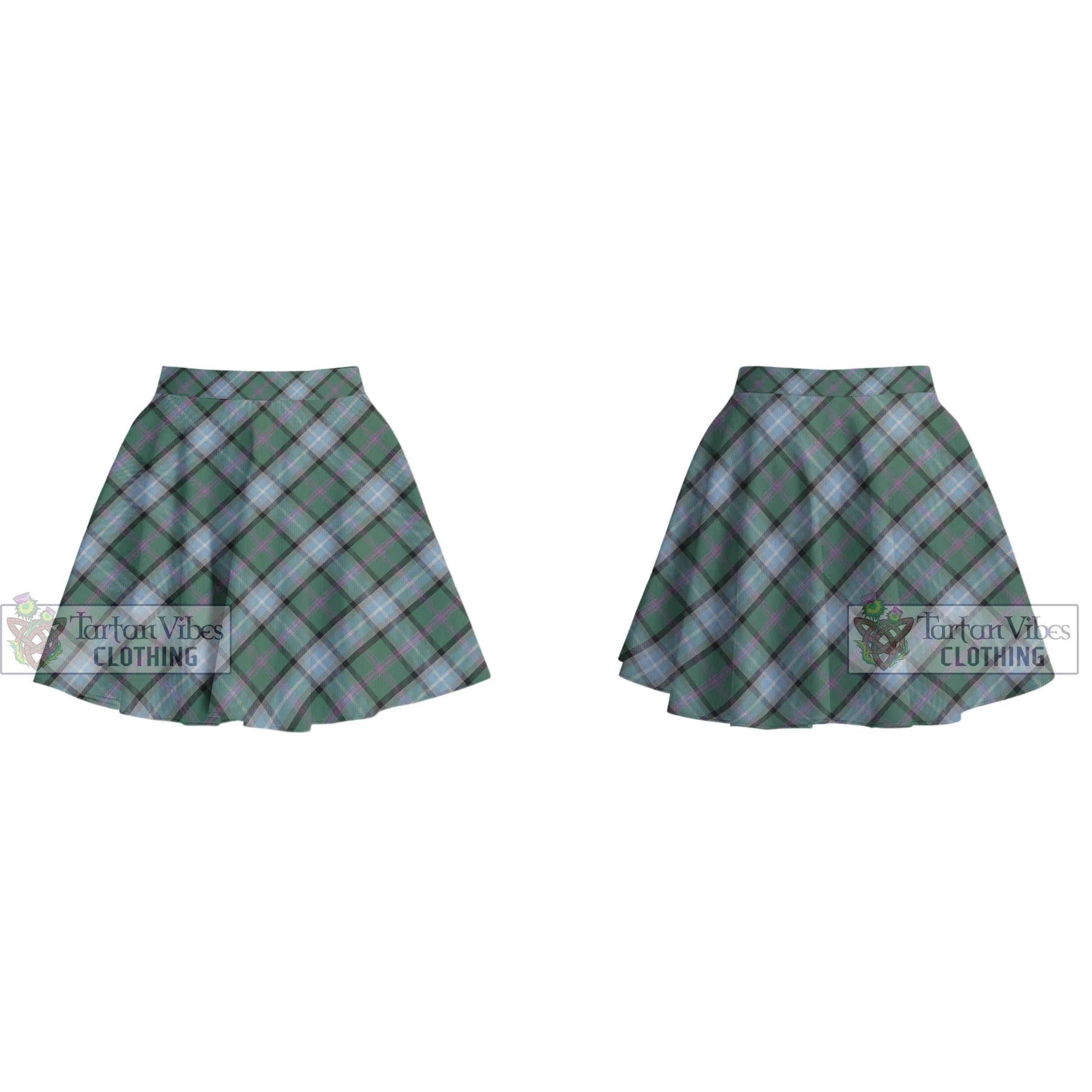 Alexander of Menstry Hunting Tartan Women's Plated Mini Skirt