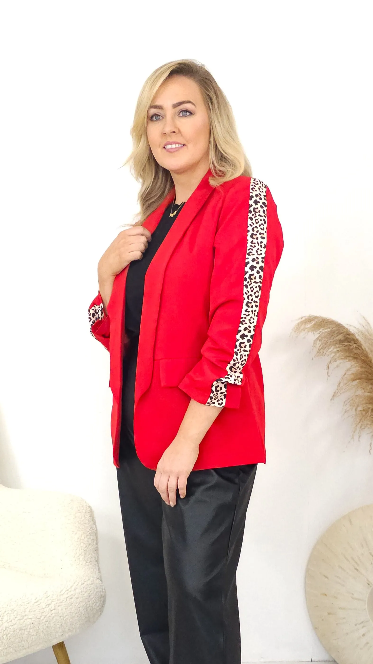 Ally Red Blazer