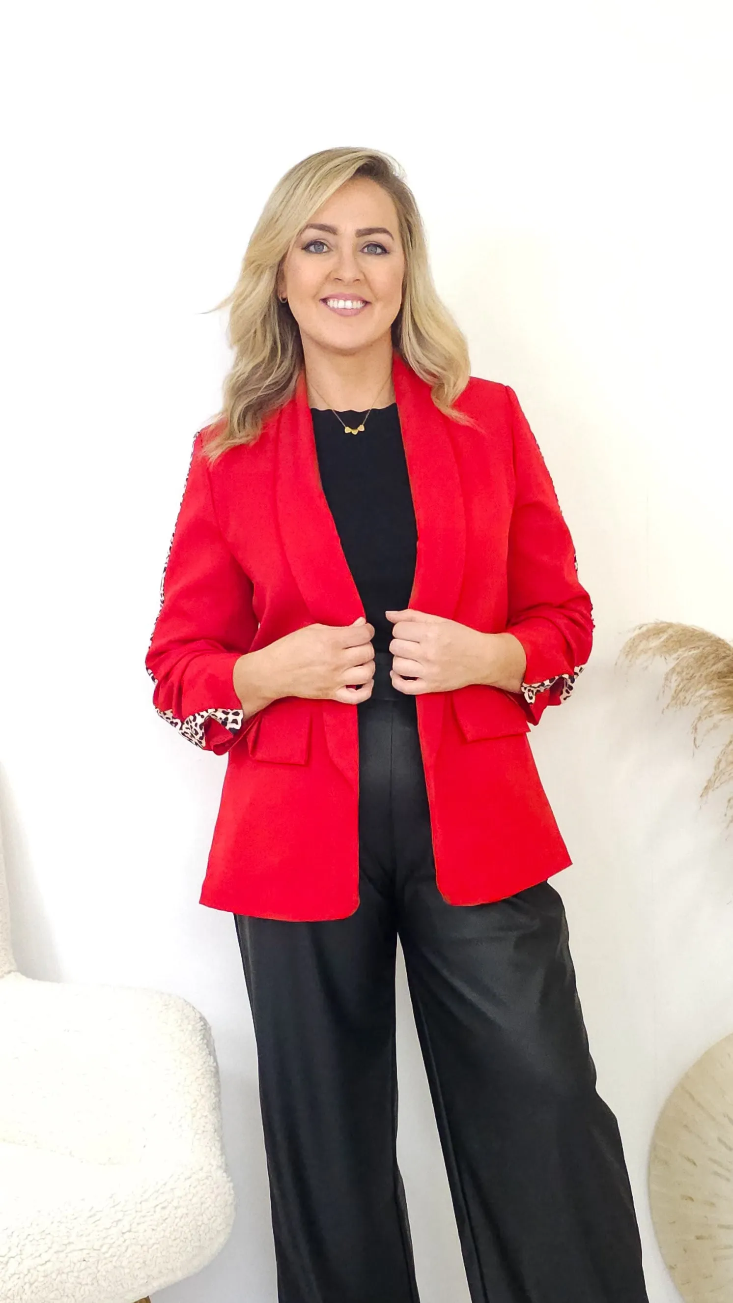 Ally Red Blazer