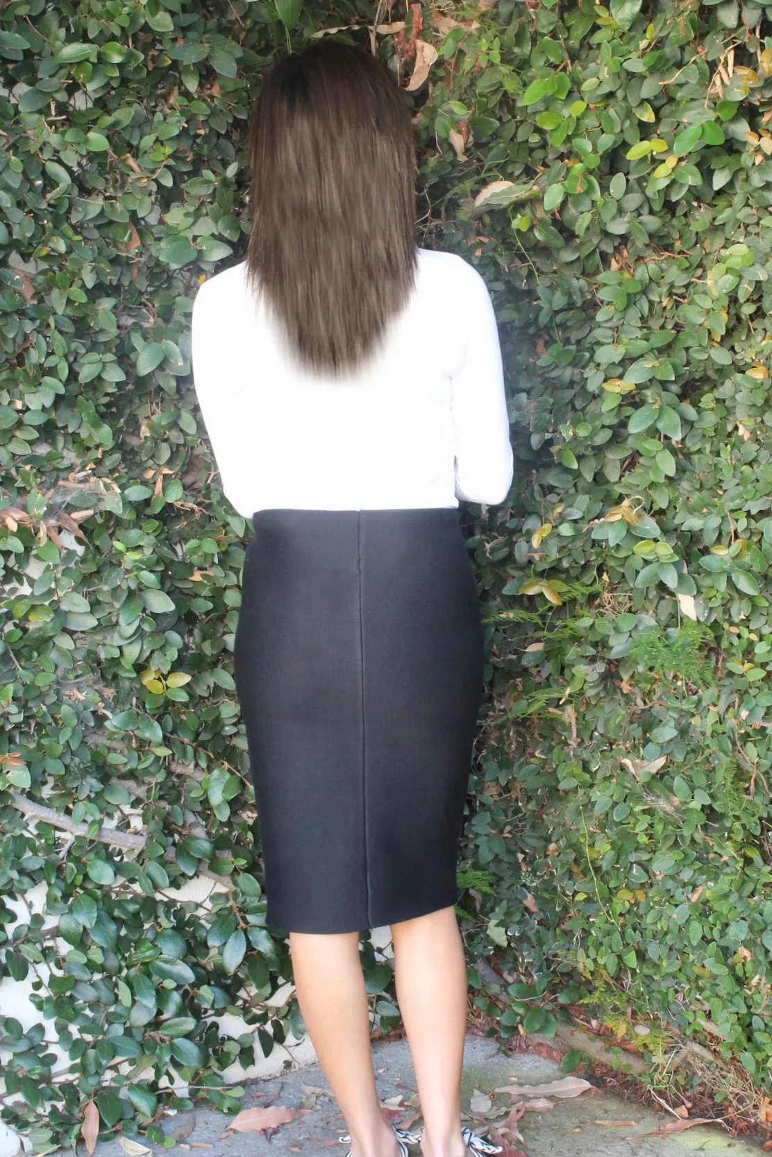 AMAZING MM PENCIL SKIRT - BLACK