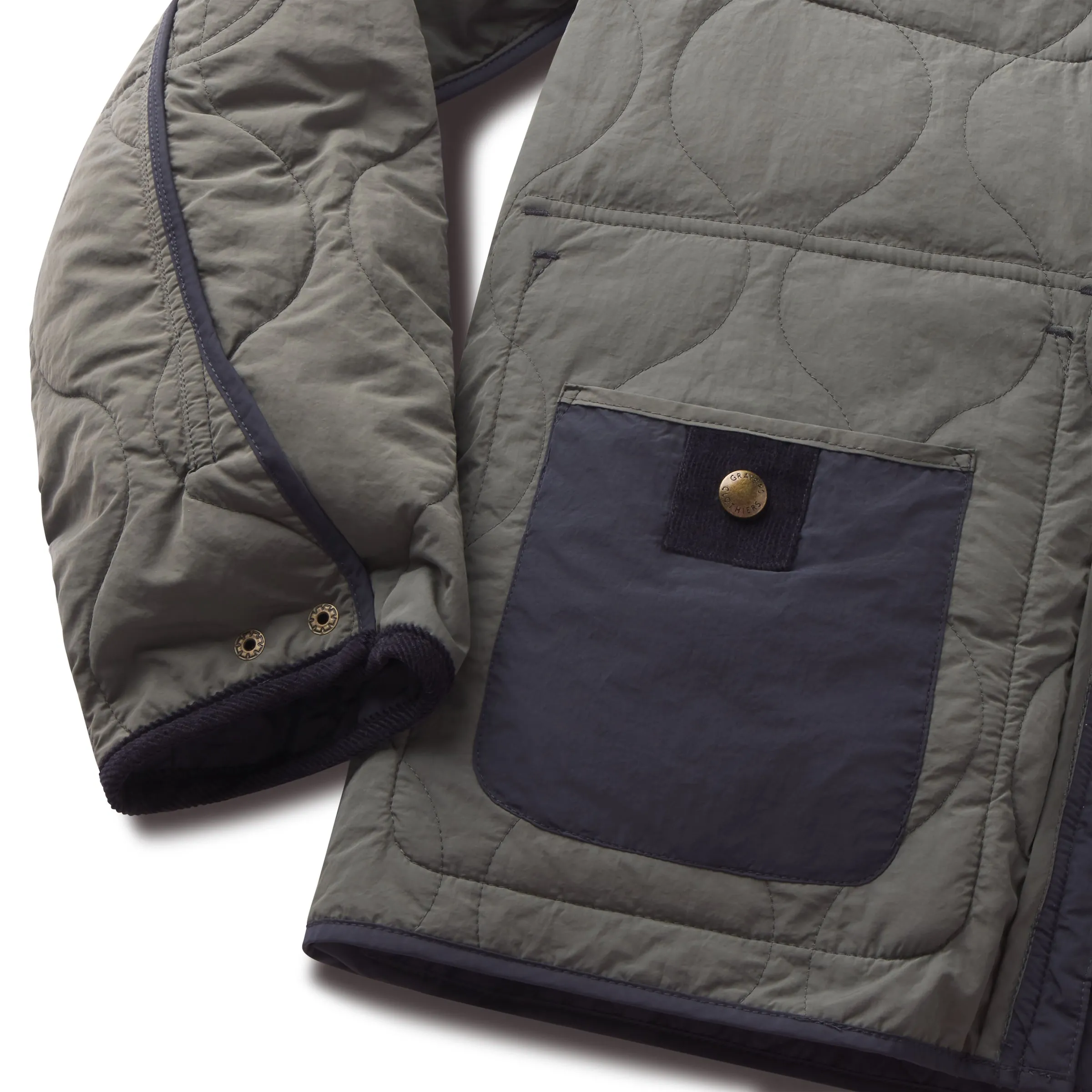 Andrew Lightweight Quilted Jacket - Navy