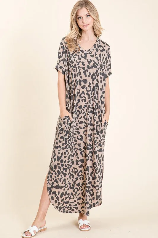 Animal Print Maxi