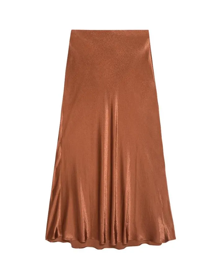 Anya Satin Crepe Skirt