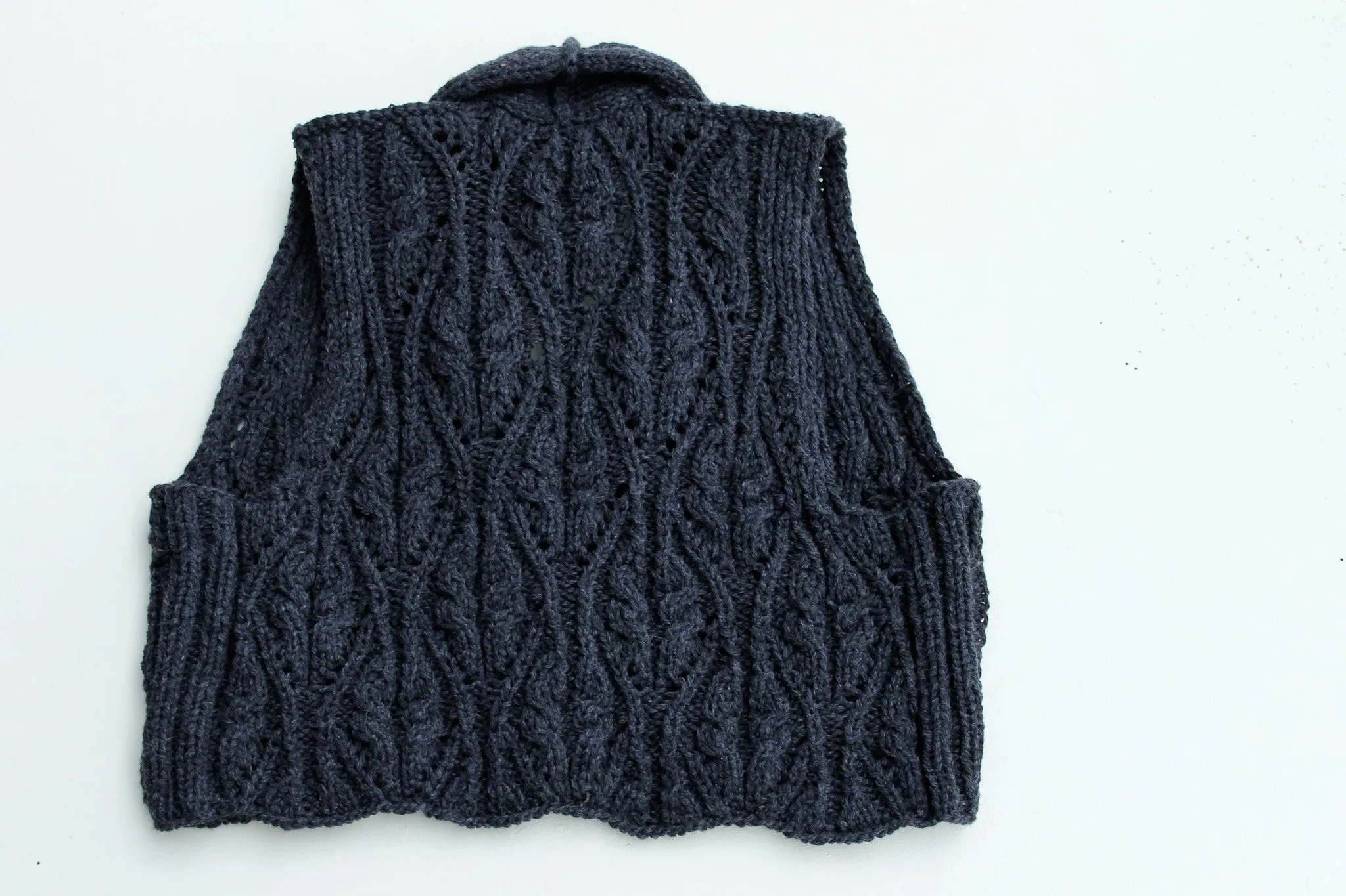 Arabesque Gilet : 100% Scottish Lambswool : Wear