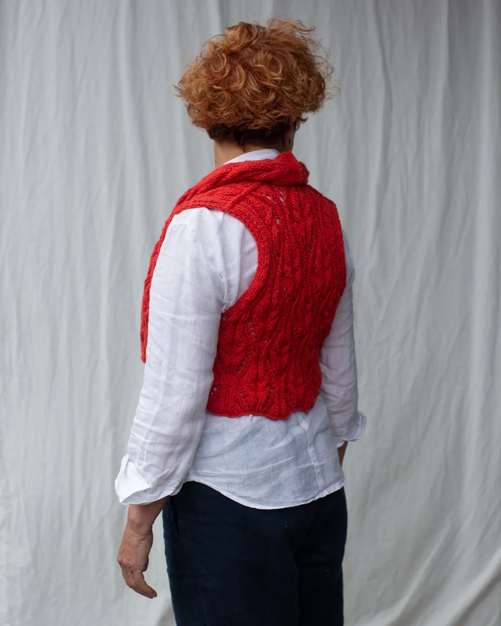 Arabesque Gilet : 100% Scottish Lambswool : Wear