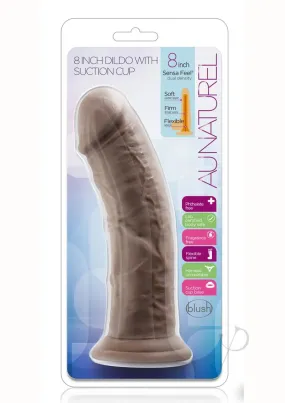 Au Naturel Dildo W/suction 8 Choco