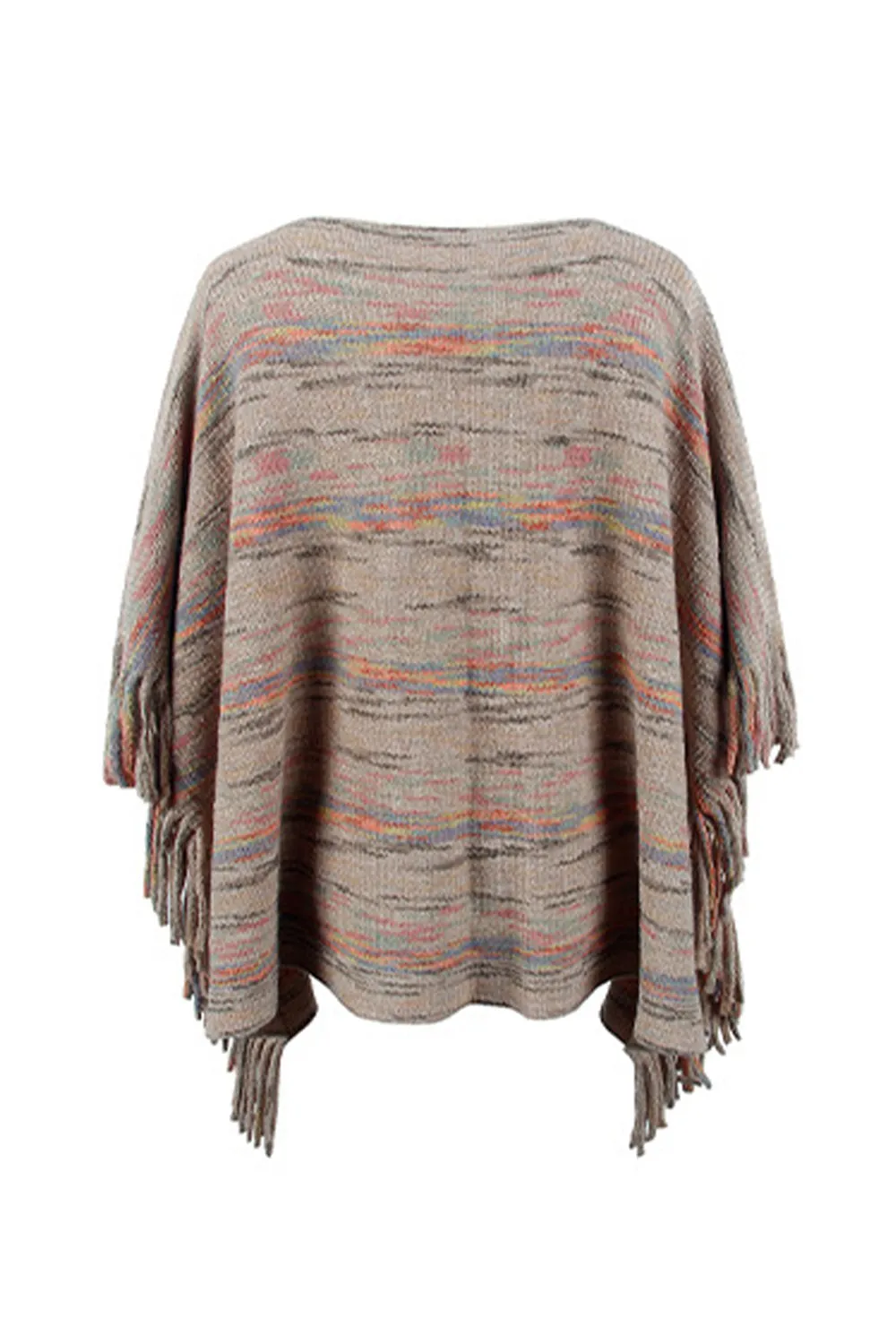 Bailey Fringe Detail Sleeve Poncho