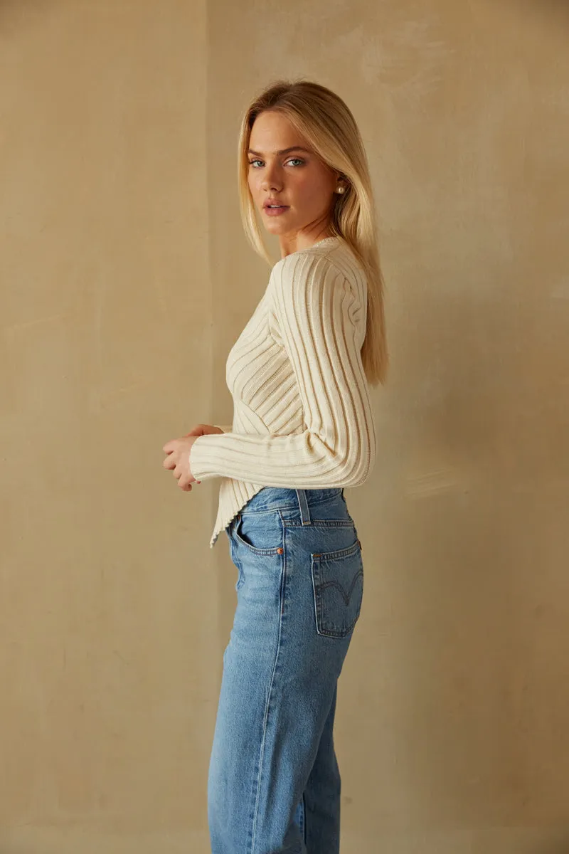 Bailey Ribbed Knit Sweater