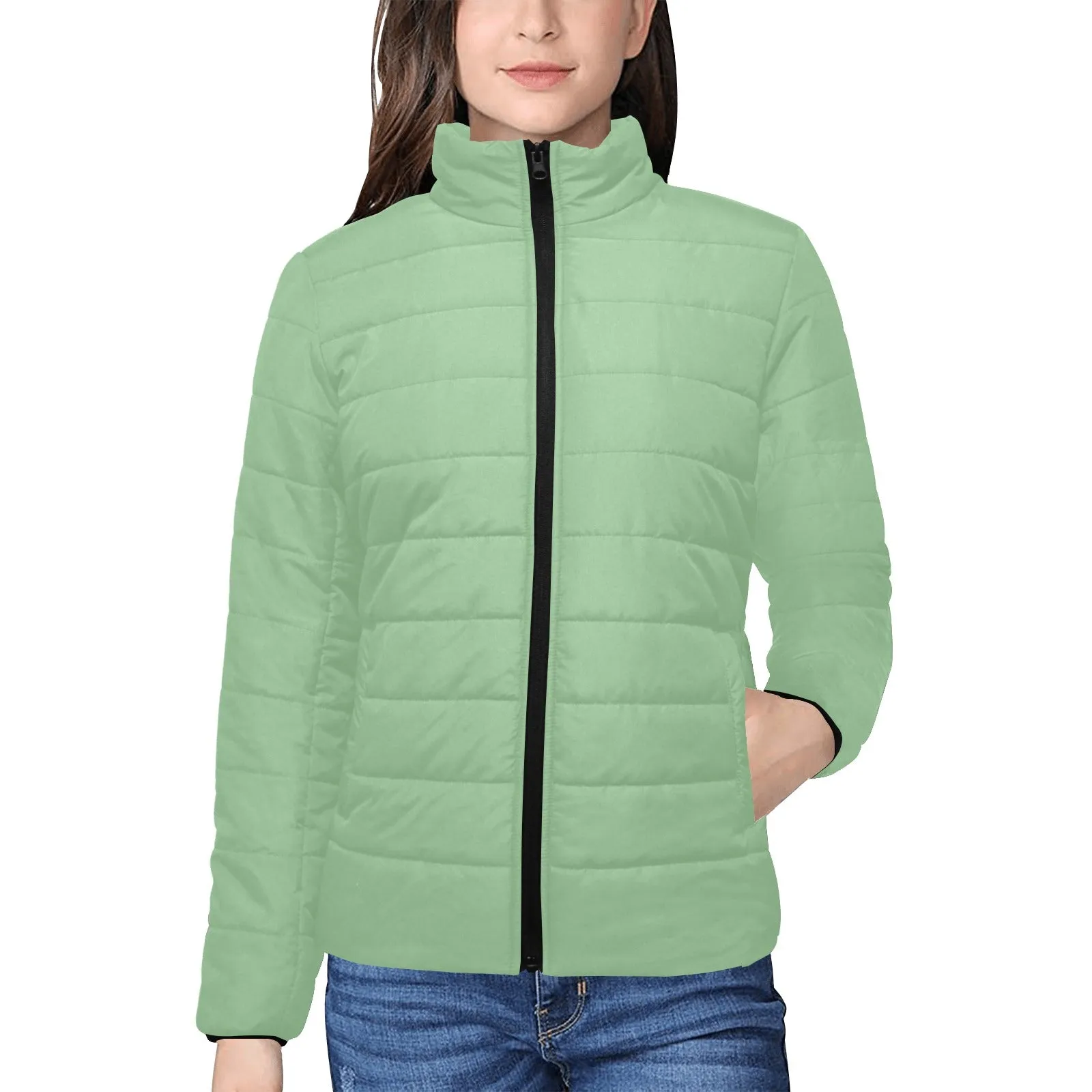 Basil Women's Stand Collar Padded Jacket