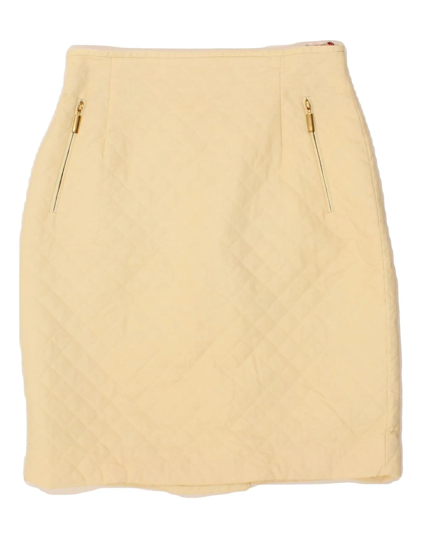 BETTY BARCLAY Womens Weekend Quilted Pencil Skirt UK 14 Medium W28  Beige