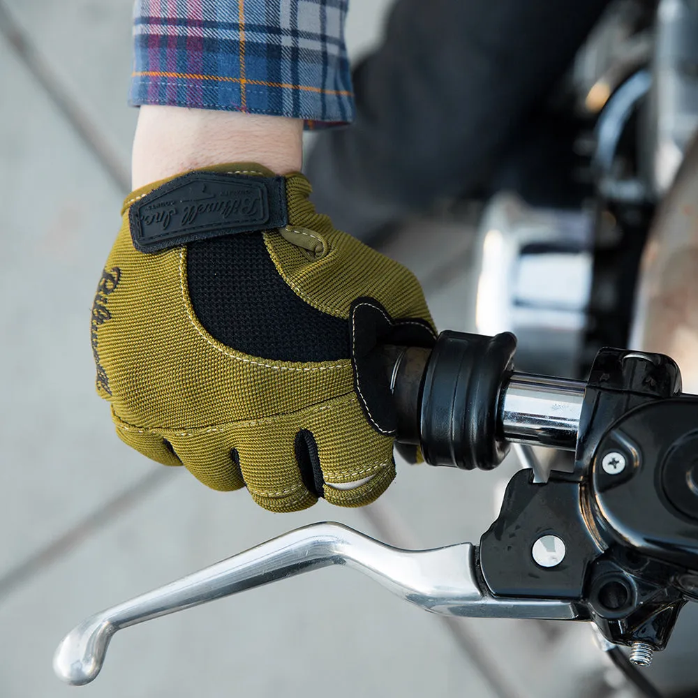 BILTWELL BILTWELL MOTO TEXTILE GLOVE [OLIVE/BLACK/TAN]