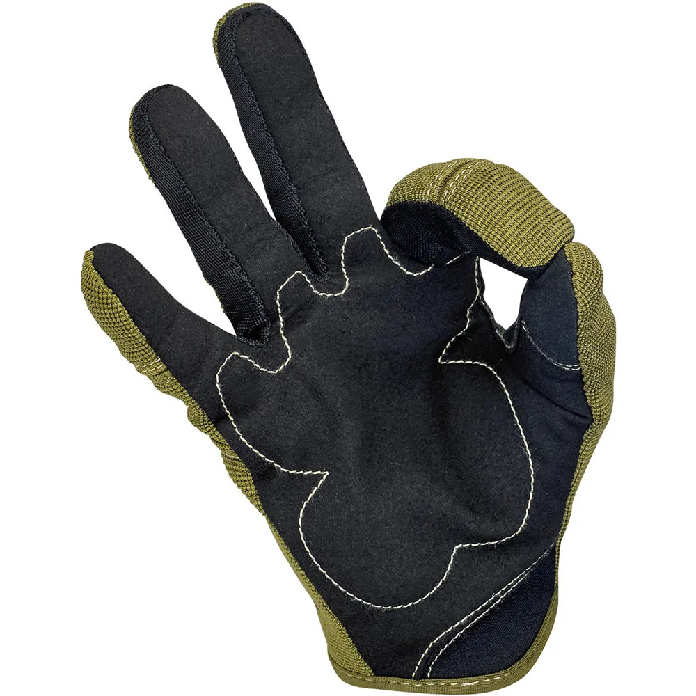 BILTWELL BILTWELL MOTO TEXTILE GLOVE [OLIVE/BLACK/TAN]