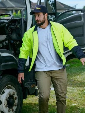 Bisley Two Tone Hi Vis Bomber Jacket (BJ6730)