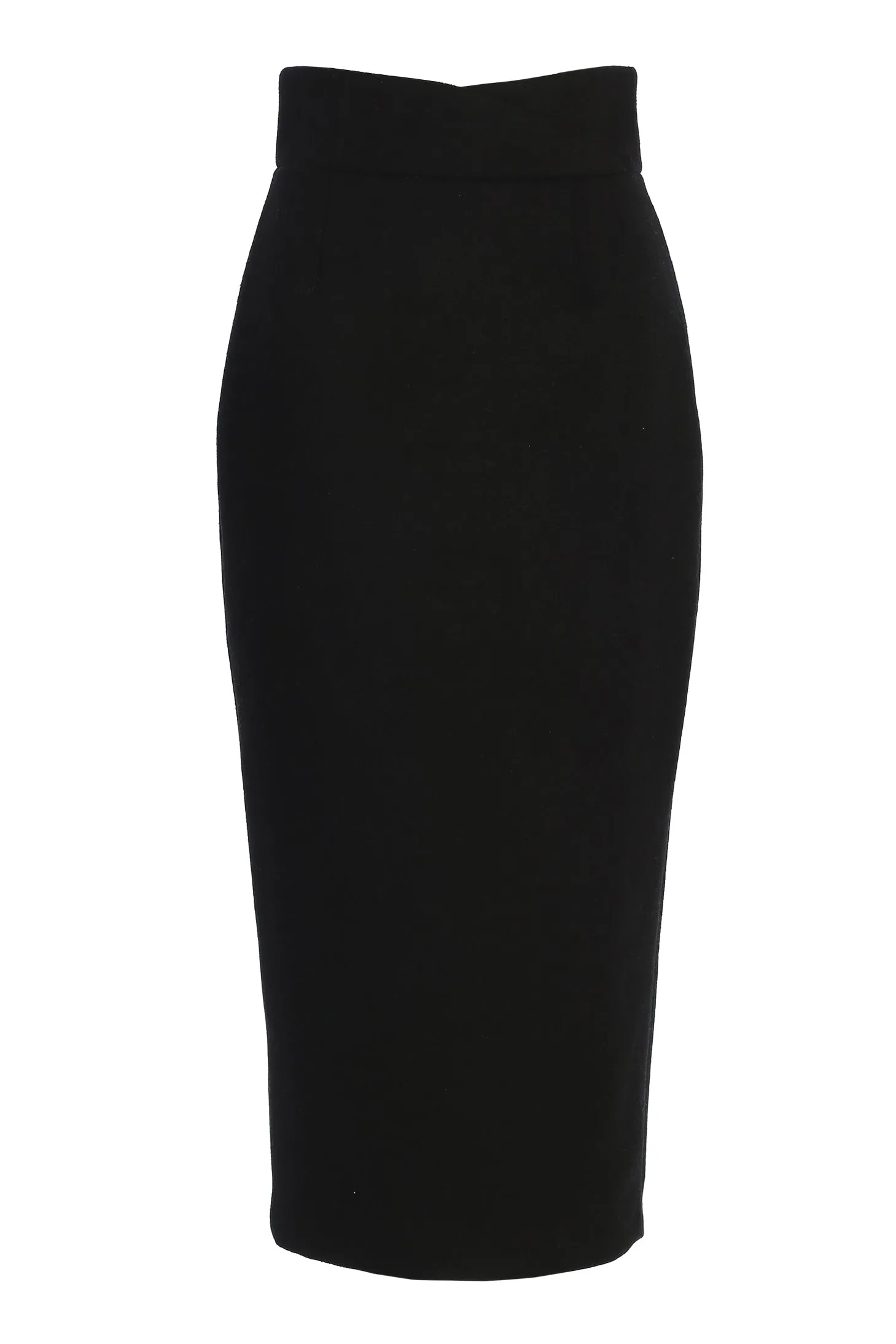 Black Nostalgia High Waist Skirt