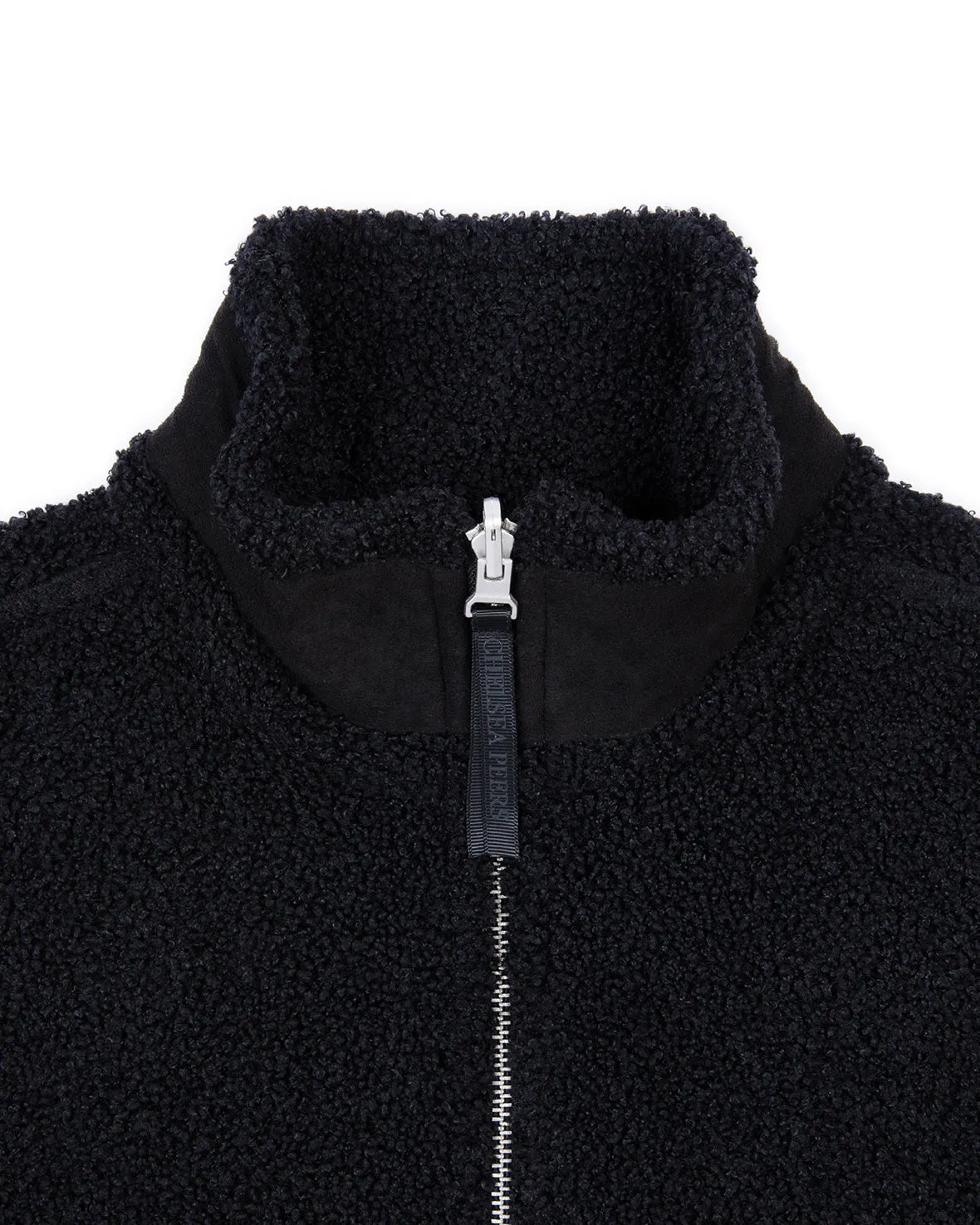 Borg Fleece Reversible Gilet - Black