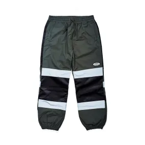 BOX DOUBLE LINE REFLECTIVE JOGGER PANTS KHAKI