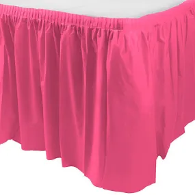 Bright Pink Table Skirt | 1ct, 29" x 168"