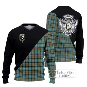 Brisbane Tartan Ugly Sweater with Family Crest and Military Logo Style