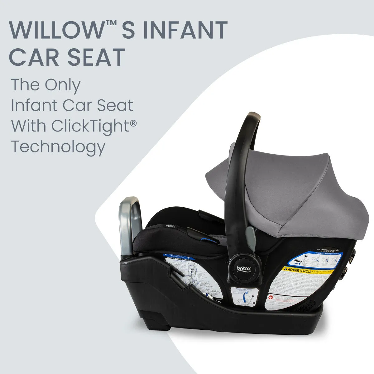 Britax Willow S Infant Car Seat   Alpine Base