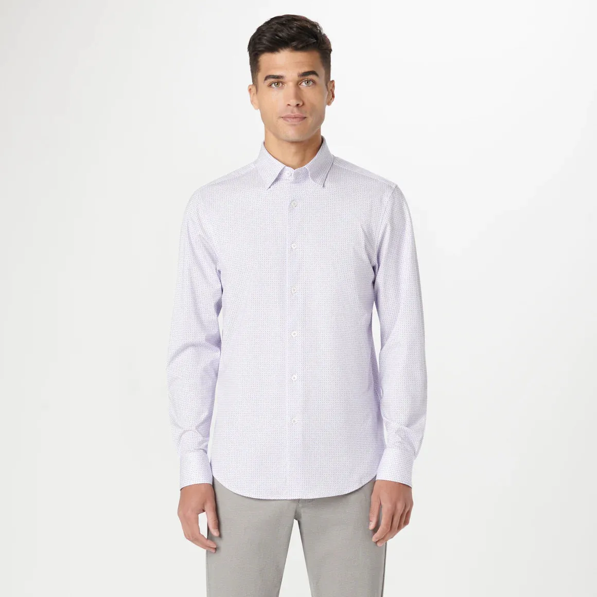 Bugatchi Jules Geometric OoohCotton Shirt