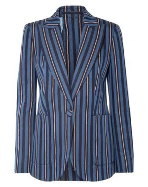 Burberry Women Blazer Blue 12 UK