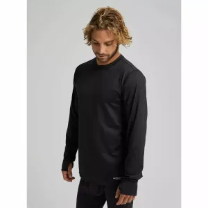 Burton Mens Midweight Crew Base Layer-True Black