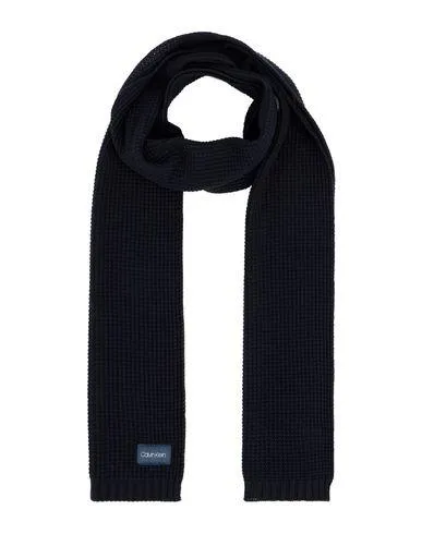 Calvin Klein Man Oblong scarf Dark blue -- --