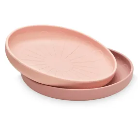 Cam Cam Copenhagen Silicone Plates 2- pack Flower Rose Mix