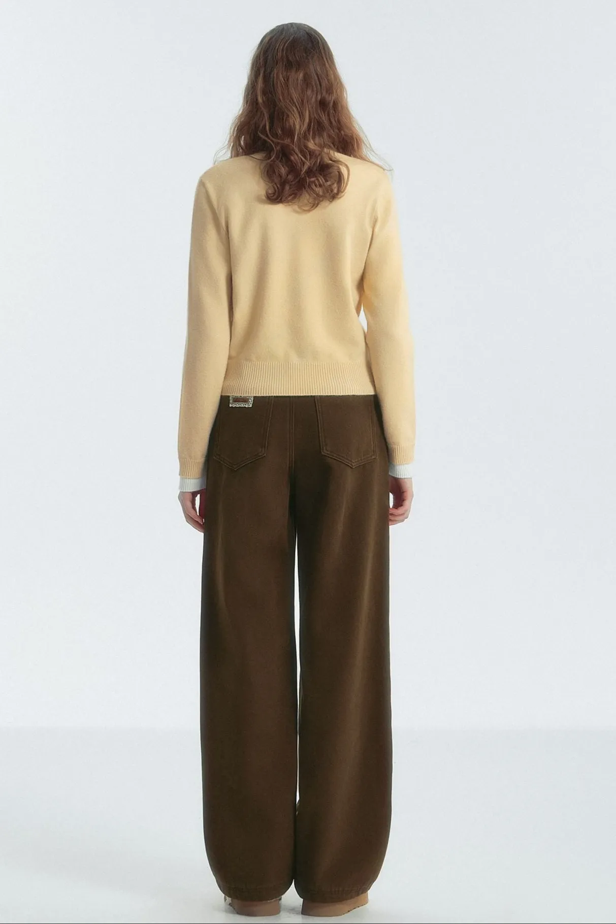 Casual Corduroy Fleece Pants