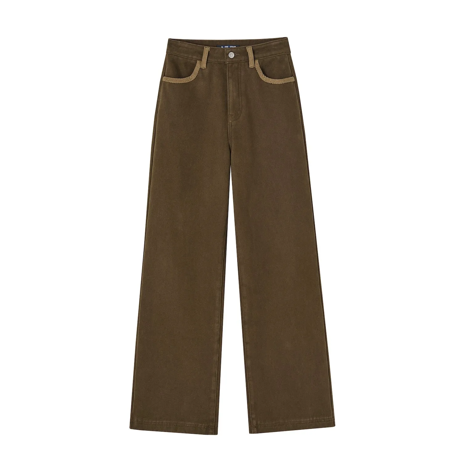 Casual Corduroy Fleece Pants