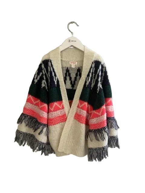 CAT&JACK FRINGE CARDIGAN (SZ 7/8)