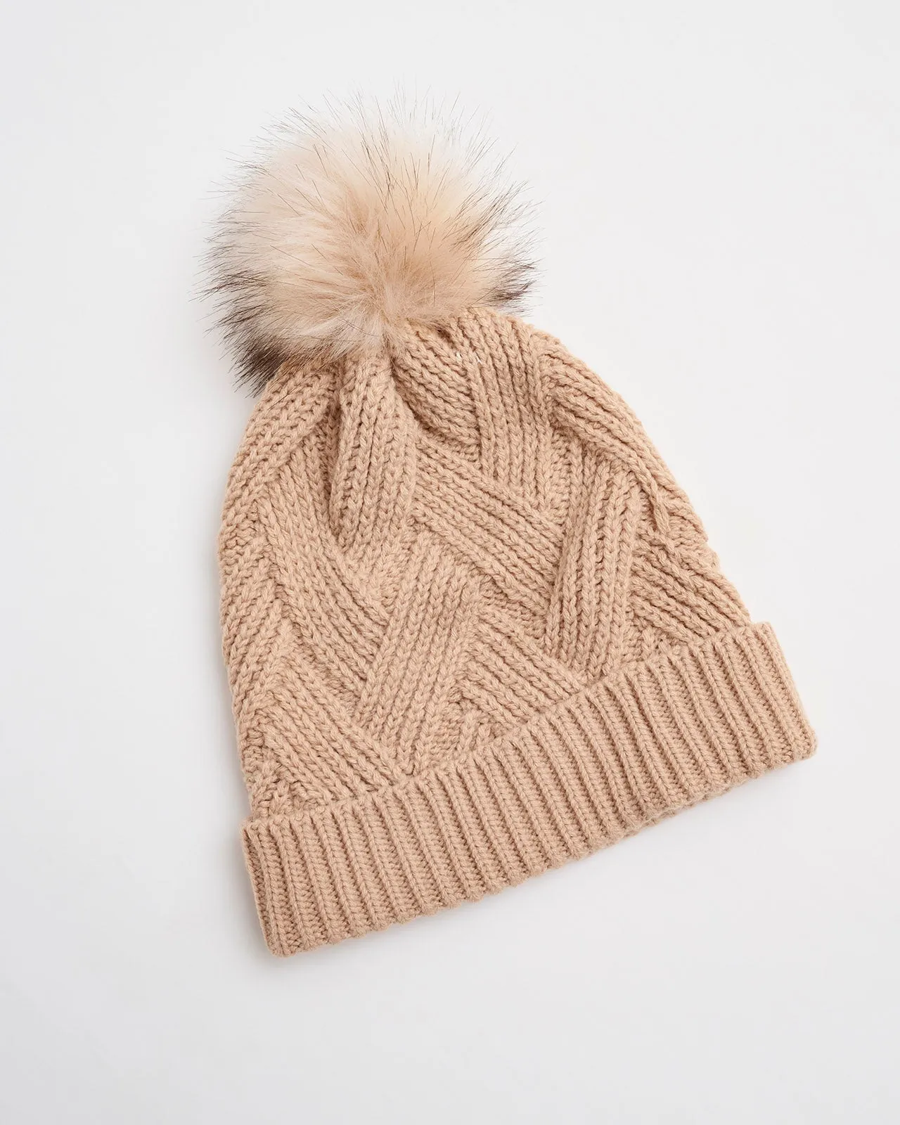 Champagne Pom Beanie