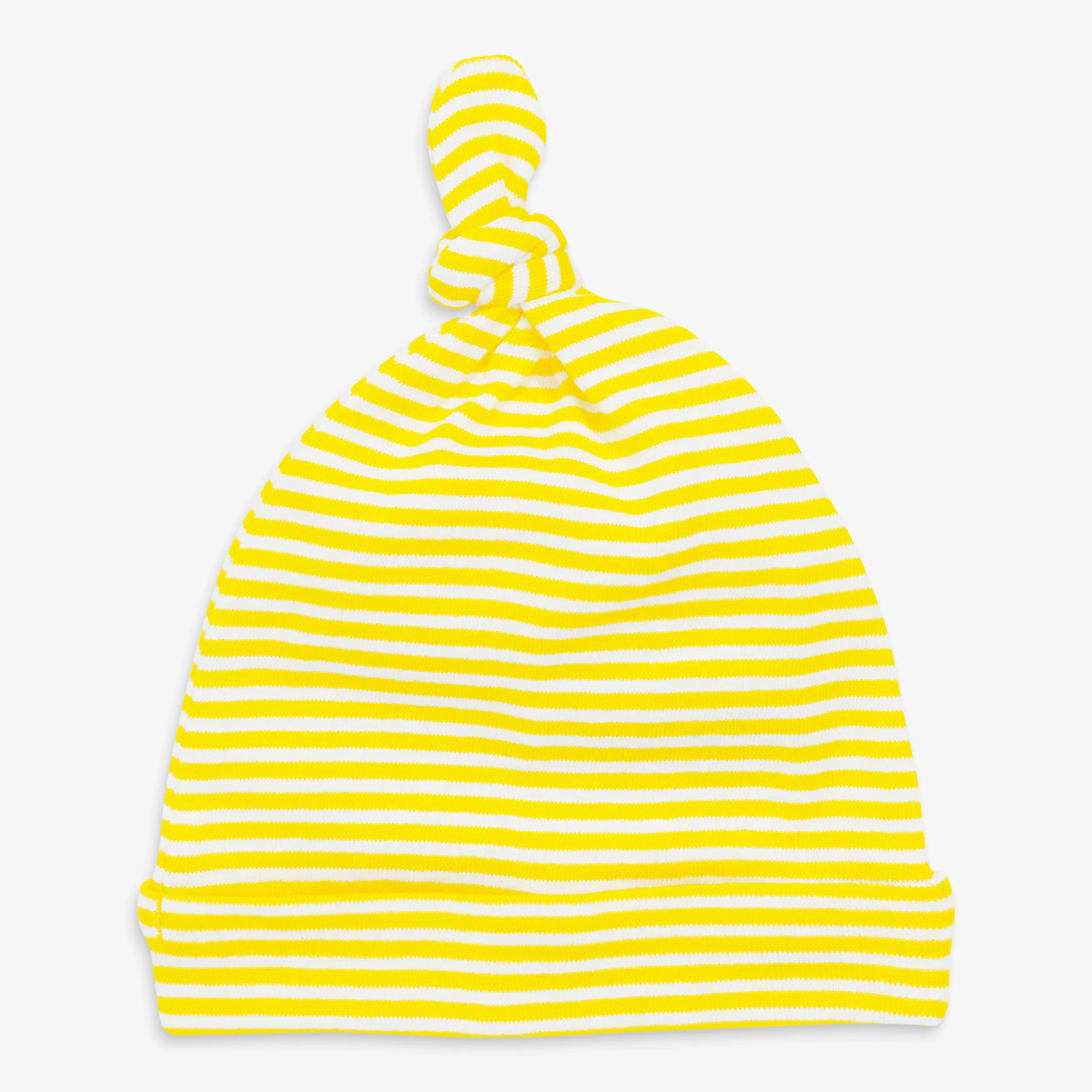 Clearance baby organic hat in mini stripe