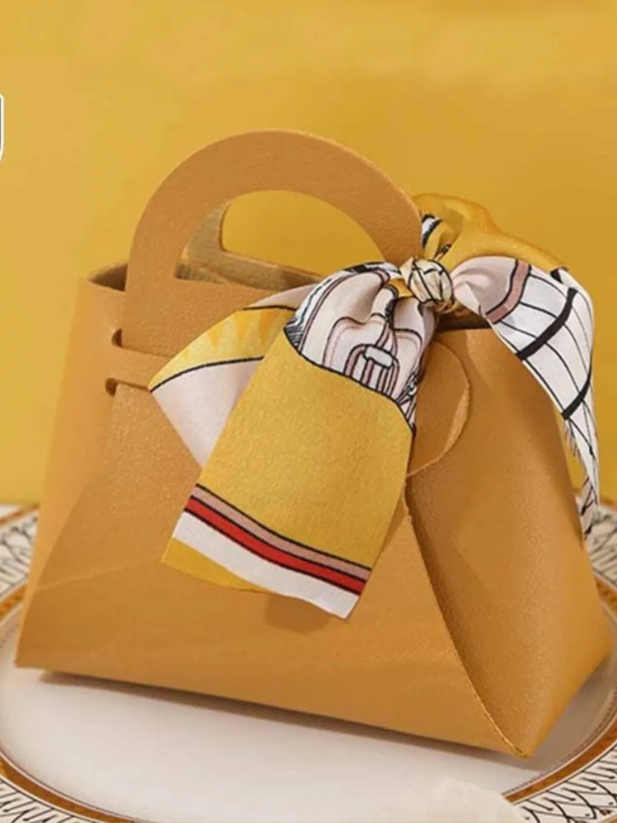 Cute and Classy Mini Handbag With Scarf