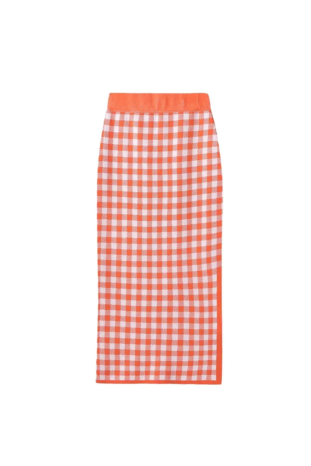 ‘Dalal ' Fine-Strapped Plaid Pencil Skirt & Matching Top Two-Piece Set