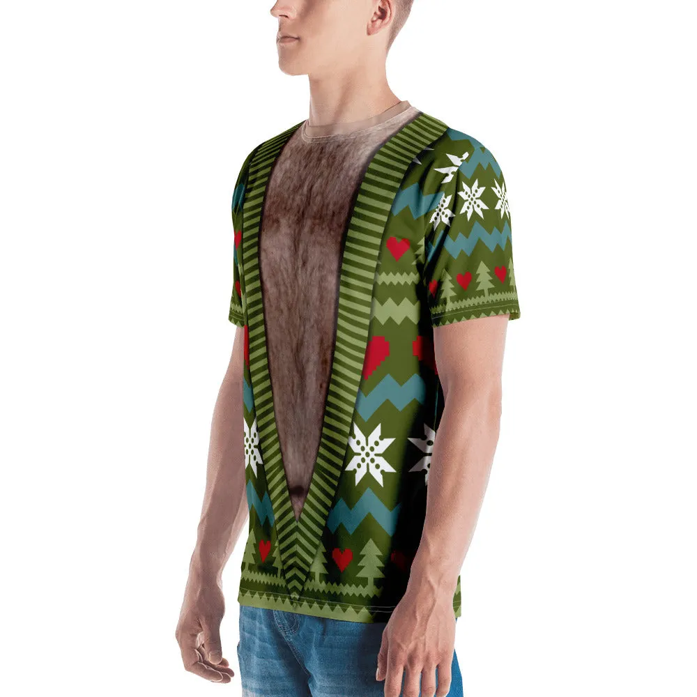 Deep V-Neck Christmas T-shirt