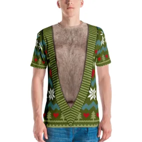 Deep V-Neck Christmas T-shirt