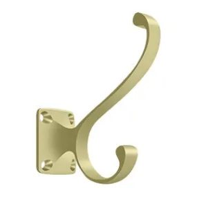 Deltana CAHH35 Heavy Duty Coat/Hat Hook - Solid Brass