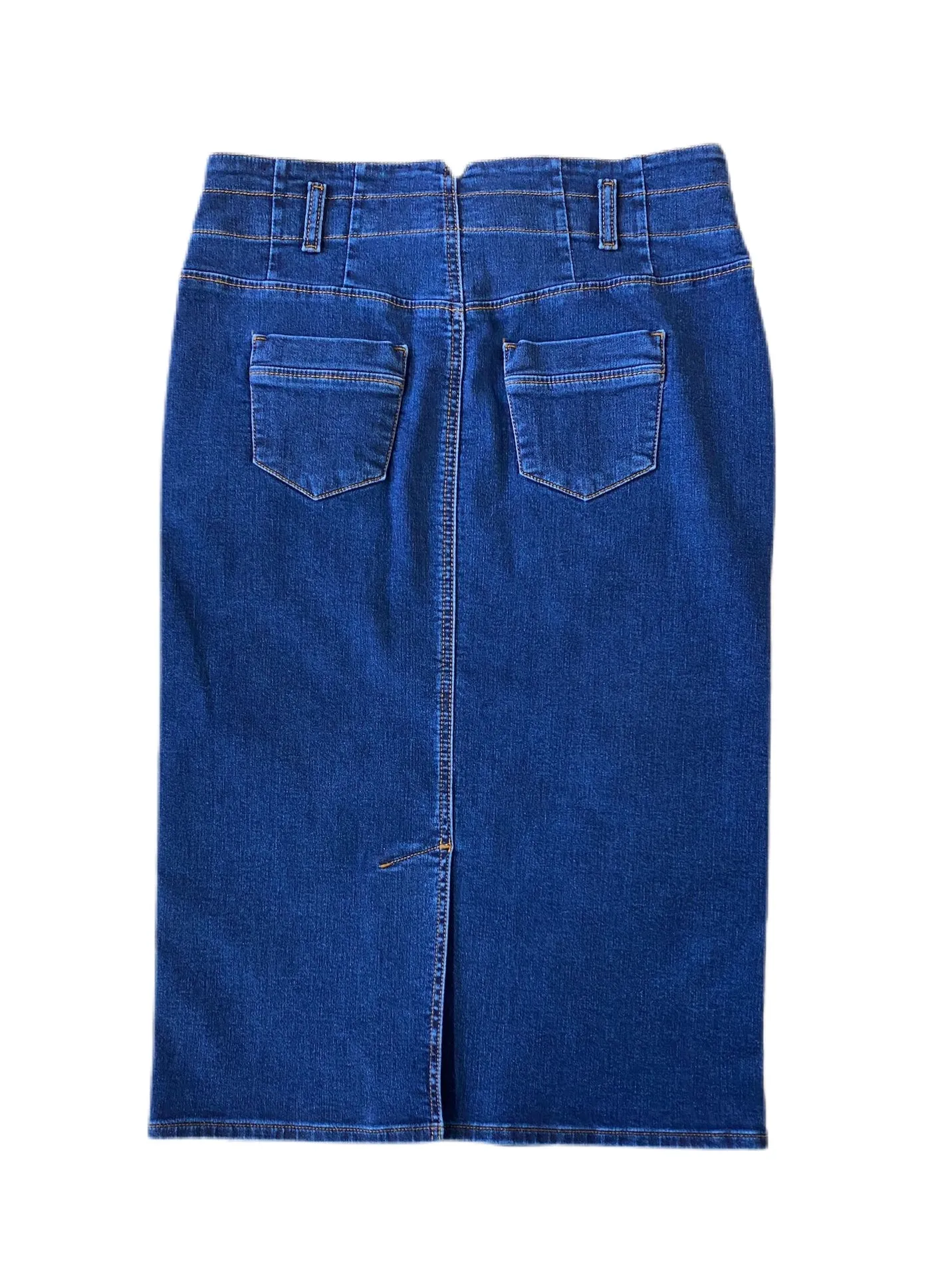 Denim Maternity Skirt Style 179-TR4D in Blue