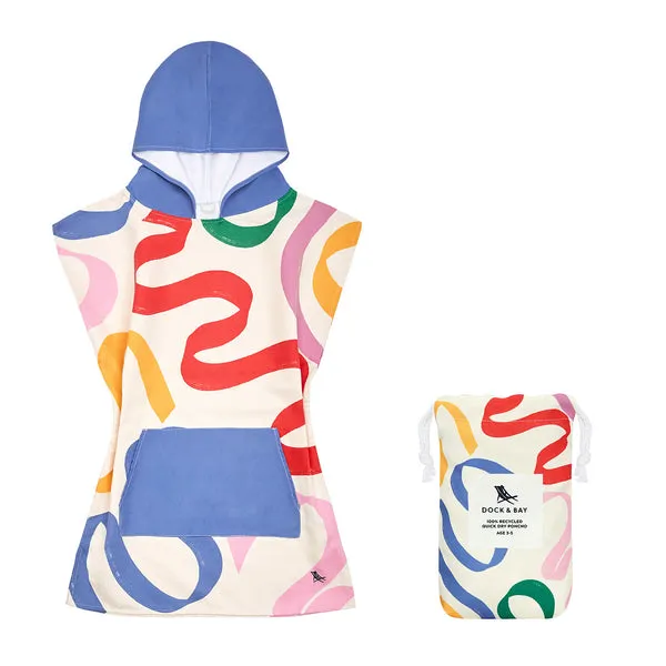 Dock & Bay Kids Poncho - Quick Dry Hooded Towel 兒童快乾毛巾斗篷