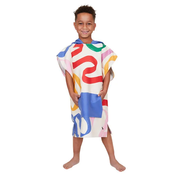 Dock & Bay Kids Poncho - Quick Dry Hooded Towel 兒童快乾毛巾斗篷