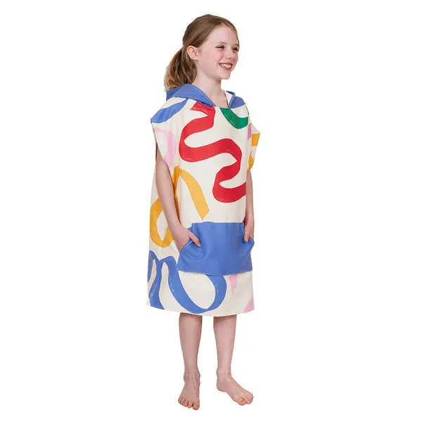 Dock & Bay Kids Poncho - Quick Dry Hooded Towel 兒童快乾毛巾斗篷