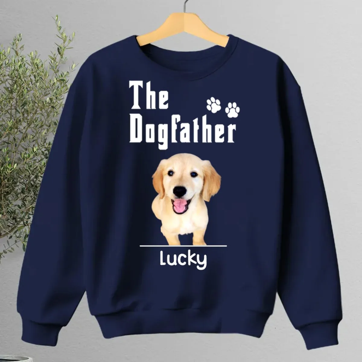 Dog Lovers - The Dog Father - Personalized Unisex T-shirt, Hoodie, Sweatshirt (HJ)