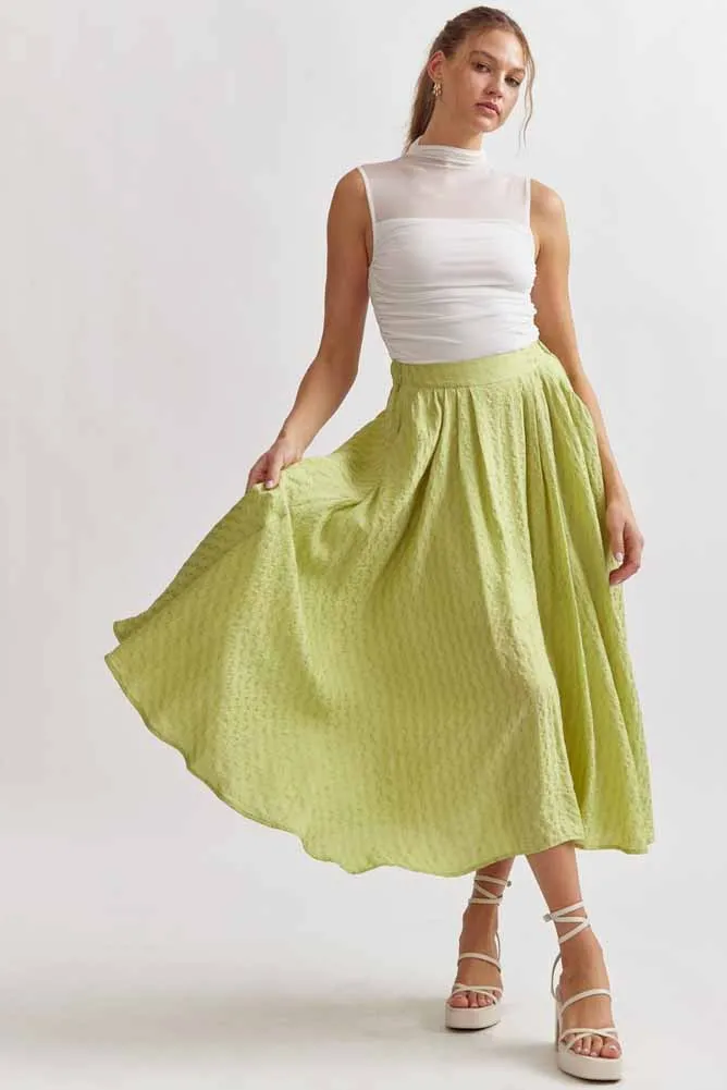 Dress in Apple Green by Entro