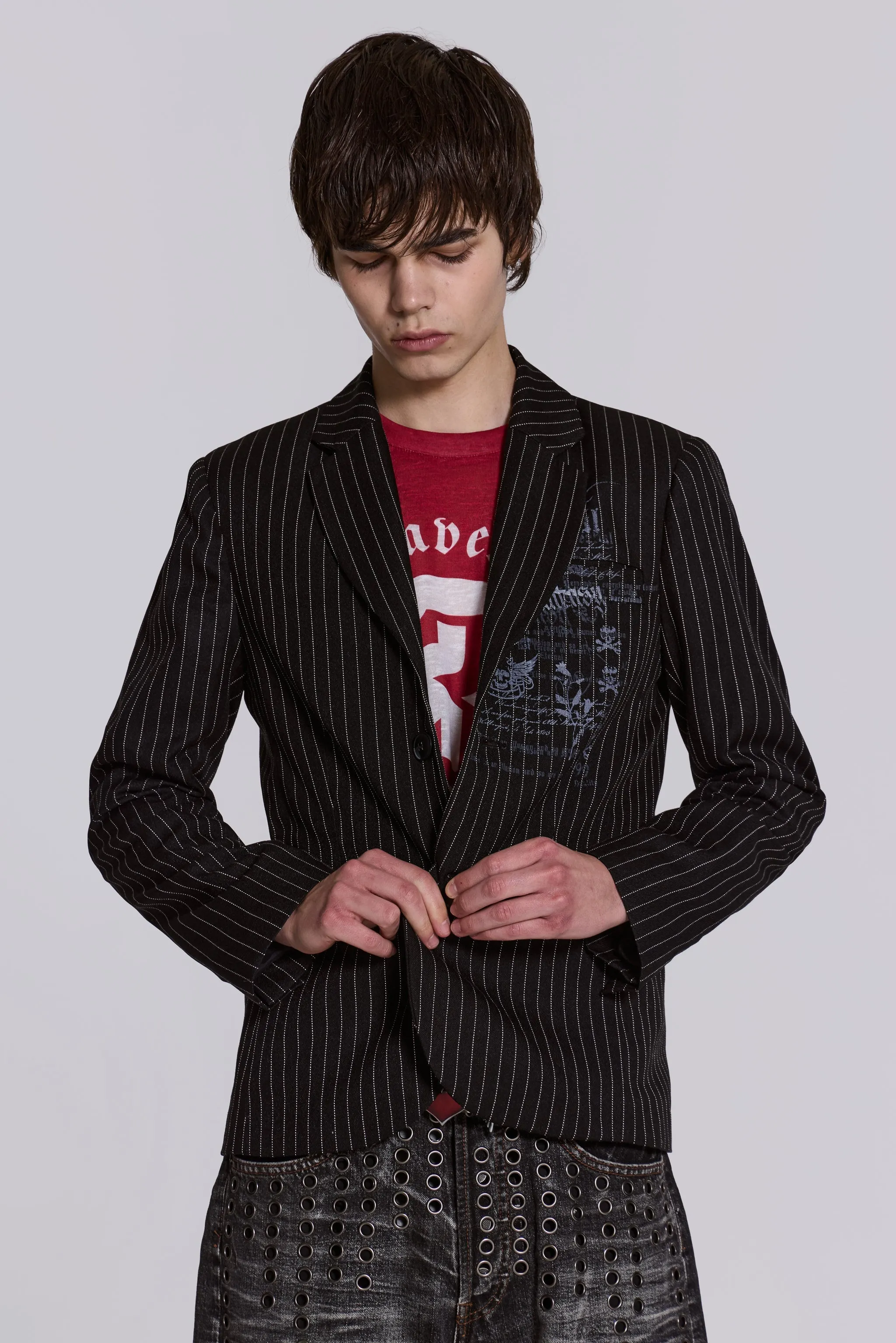 Dropout Pinstripe Blazer