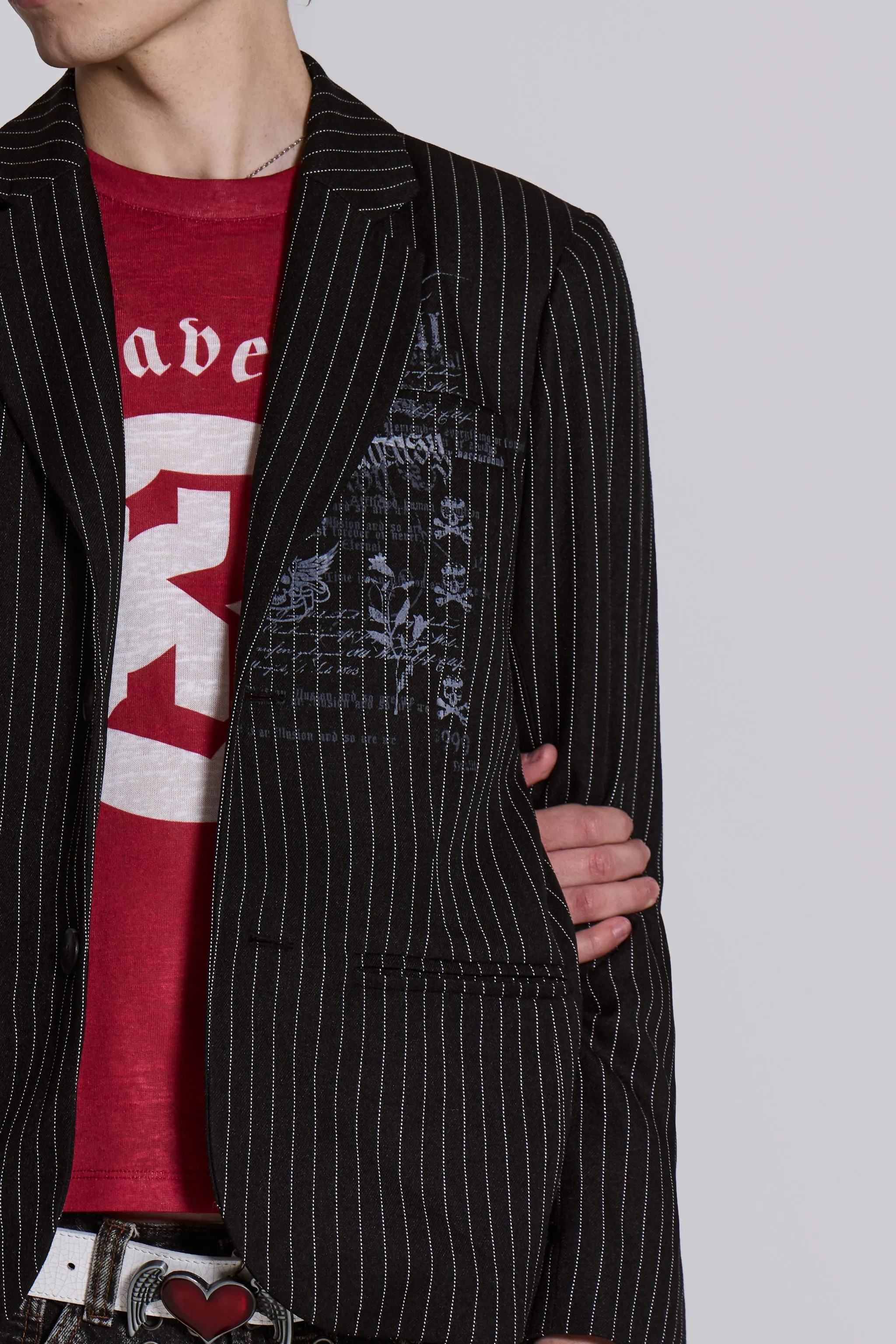 Dropout Pinstripe Blazer